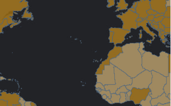 Interactive map of HERE coverage